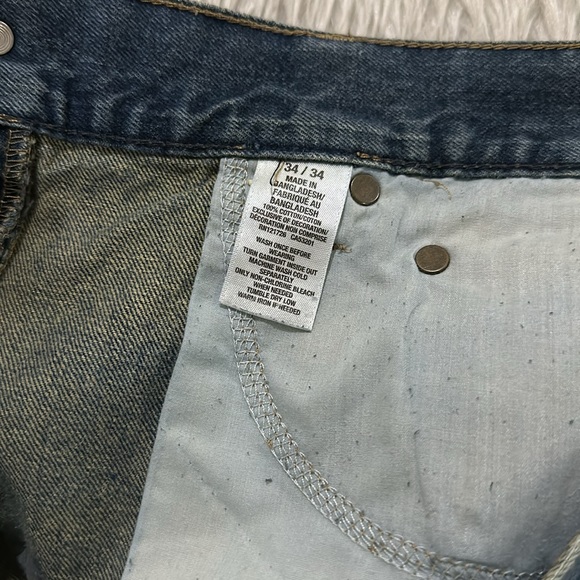 Aeropostale skinny distressed denim jeans size 34 - Picture 9 of 11